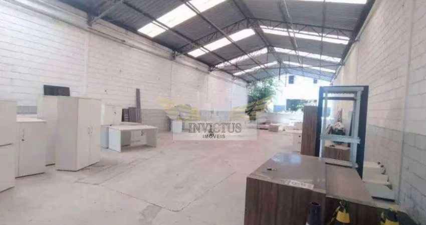 Galpão Comercial para Alugar, 500m² - Bairro Jardim, Santo André/SP.