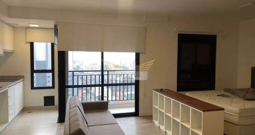 Apartamento Mobiliado com 1 Quarto no Condomínio TouchStudio para Comprar, 45m² - Bairro Campestre, Santo André/SP.