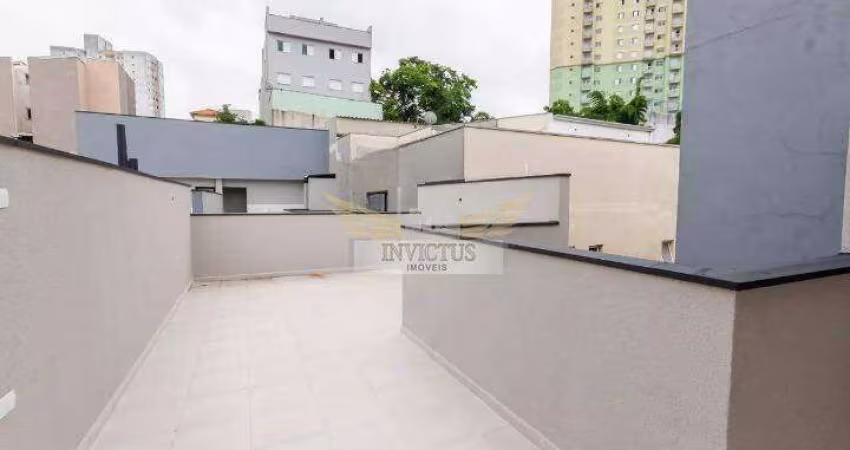 Cobertura sem Condomínio com 2 Quartos para Alugar, 90m² - Vila Príncipe de Gales, Santo André/SP.