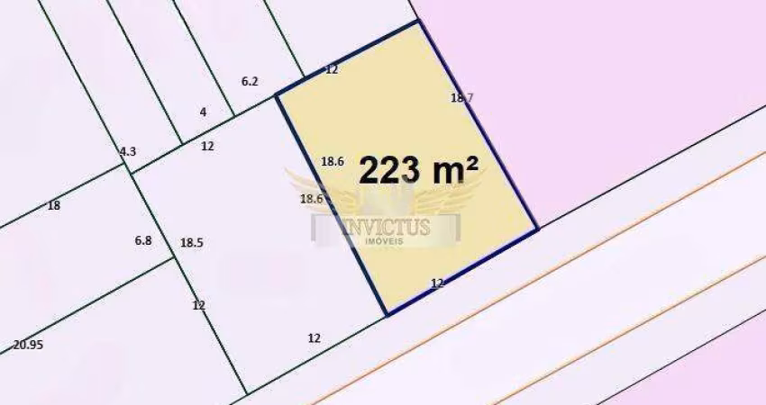 Terreno Residencial/Comercial para Comprar, 223m² - Bairro Jardim, Santo André/SP.