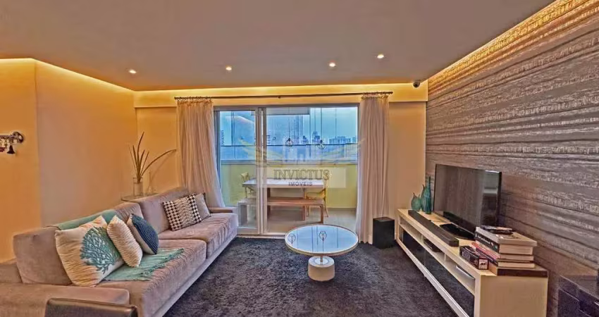 Apartamento com 3 quartos no edifício patris residencial para comprar, 132m² - campestre, santo andré/sp.