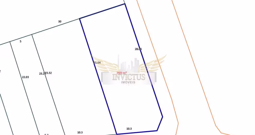 Terreno Residencial/Comercial para Comprar, 269m² - Vila Pires, Santo André/SP.