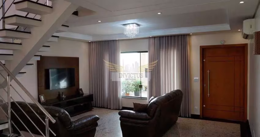 Sobrado com 3 Suítes para Comprar, 247m² - Vila Assunção, Santo André/SP.