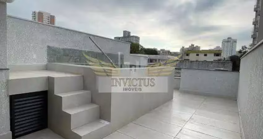 Cobertura sem condomínio com 3 quartos para comprar, 140m² - jardim bela vista, santo andré/sp.