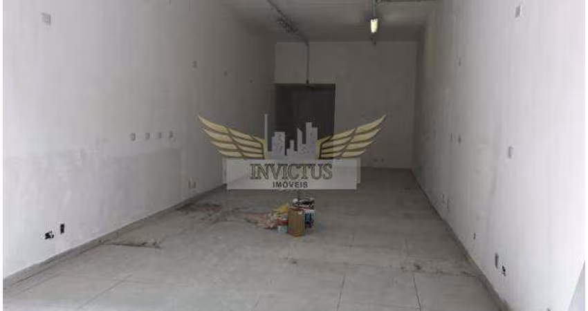 Salão Comercial para Alugar, 70m² - Centro de Santo André/SP.