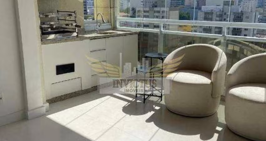Apartamento com 3 Suítes no Condomínio Paris para Comprar, 128m² - Centro de Santo André/SP.