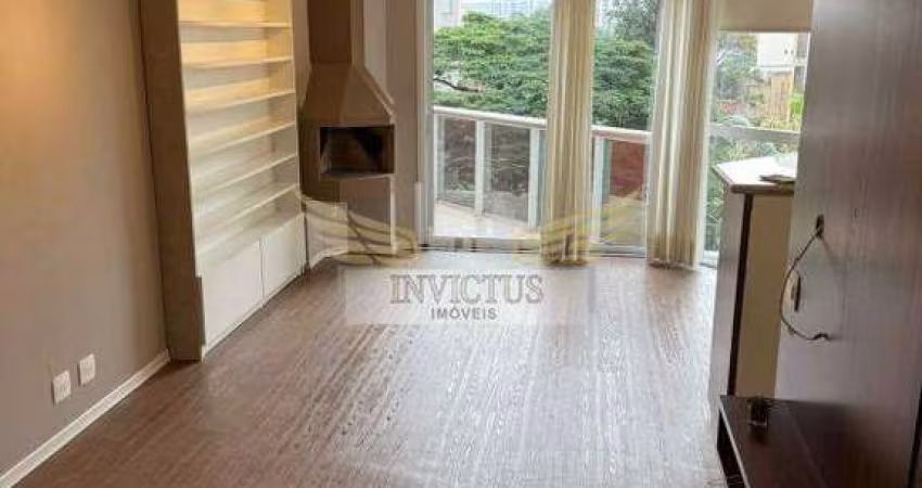 Apartamento Duplex Semi Mobiliado com 1 Suíte no Condomínio Elihom para Alugar, 104m² - Bairro Jardim, Santo André/SP.