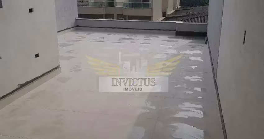 Cobertura sem condomínio com elevador e 2 quartos para comprar, 100m² - utinga, santo andré/sp.