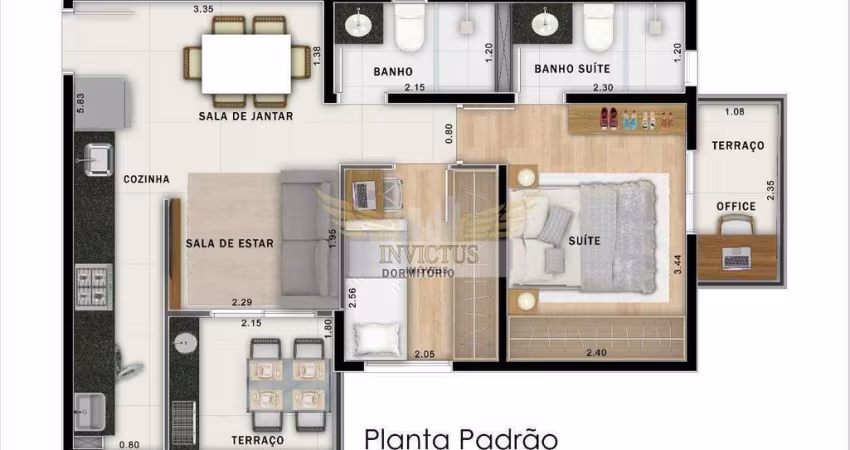 Apartamento com 2 Quartos no Move Jardim para Comprar, 44m² - Bairro Jardim, Santo André/SP.