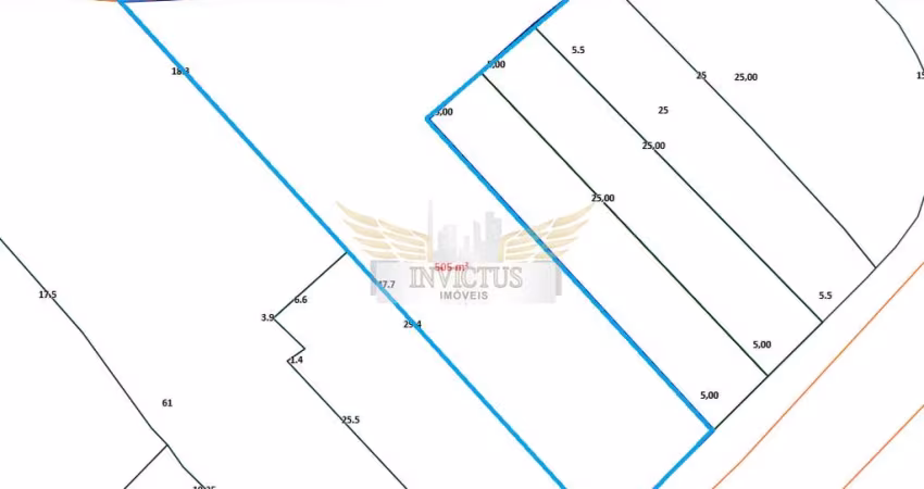 Terreno Residencial Aceita 100% de Permuta no Local ou Pronto, 505m² - Vila Linda, Santo André/SP.