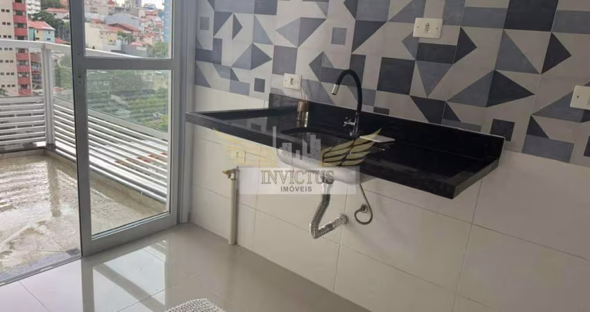 Apartamento com 2 Quartos para Comprar, 47m² - Vila Guiomar, Santo André/SP.