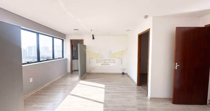Sala no Edifício Comercial Azimut para Alugar, 45m² - Centro de Santo André/SP.