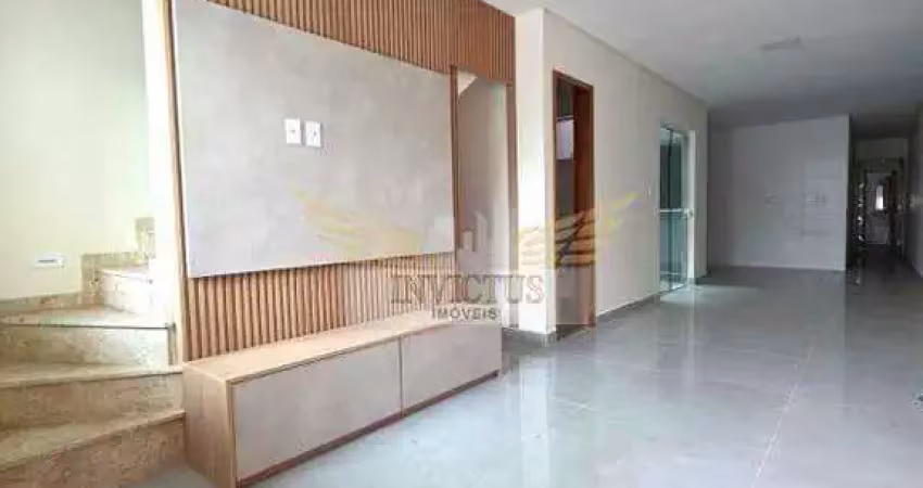 Sobrado de alto padrão com 3 suítes para comprar, 140m² - vila camilópolis, santo andré/sp.
