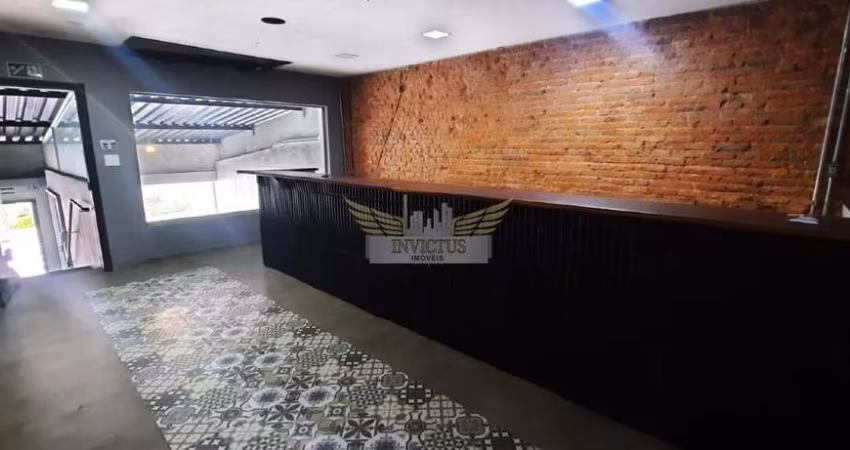 Salão Comercial para Alugar, 200m² - Jardim Bela Vista, Santo André/SP.