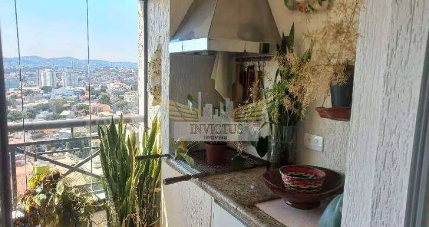 Apartamento Mobiliado com 3 Quartos no Condomínio Residencial Acácia para Comprar, 82m² - Vila Assunção, Santo André/SP.