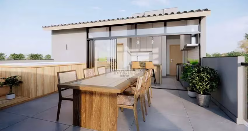 Cobertura sem condomínio na planta para comprar, 96m² - campestre, santo andré/sp.