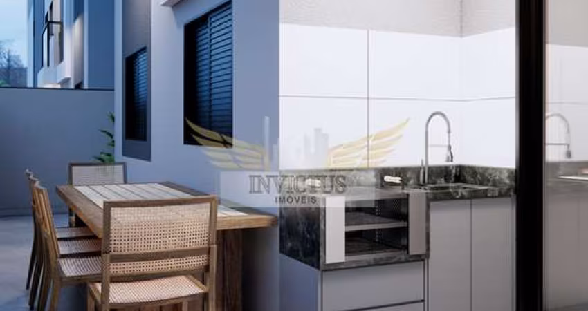 Apartamento Garden sem Condomínio na Planta para Comprar, 66m² - Bairro Jardim, Santo André/SP.