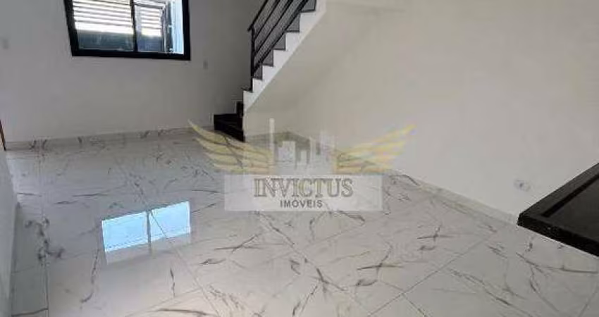 Sobrado com 2 Quartos para Comprar, 96m² - Parque Novo Oratório, Santo André/SP.