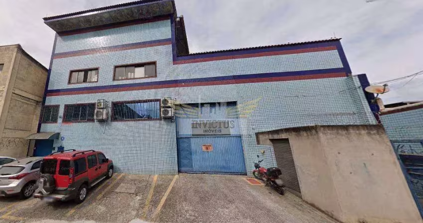 Galpão comercial/industrial para comprar, 1.600m² - utinga, santo andré/sp.