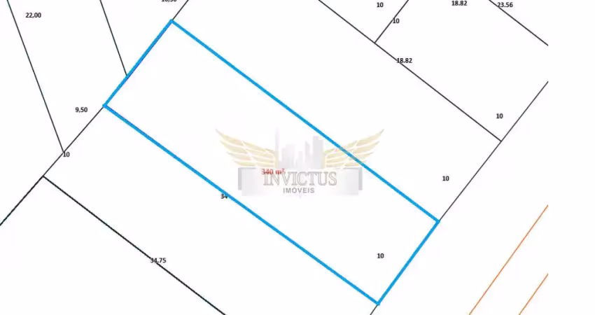 Terreno comercial/residencial para comprar, 340m² - vila gilda, santo andré/sp.