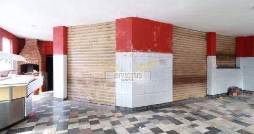 Salão Comercial para Alugar, 300m² - Campestre, Santo André/SP.