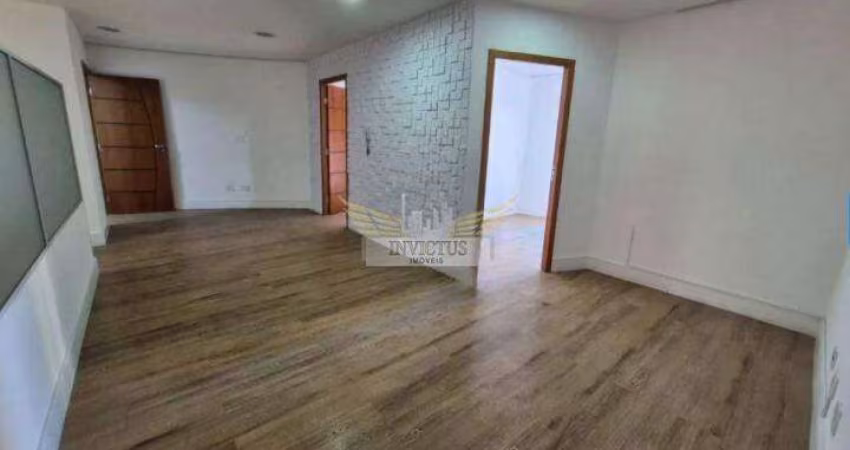 Sala Comercial no Edifício Opus para Alugar, 95m² - Bairro Jardim, Santo André/SP.