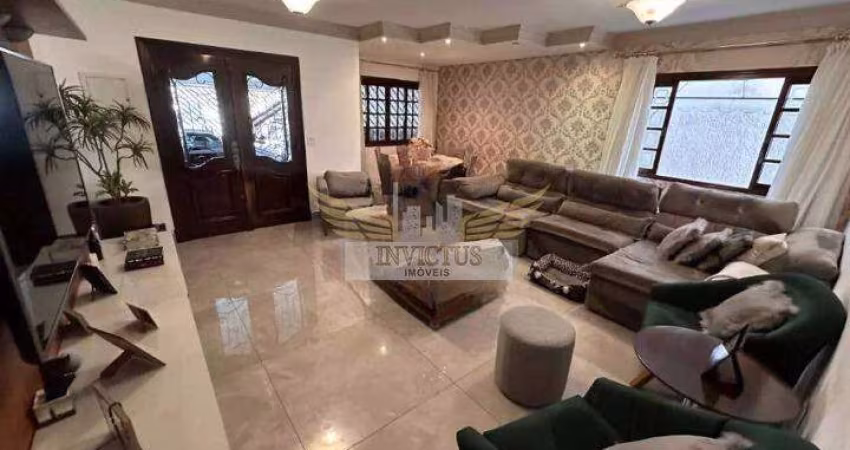 Sobrado com 3 Suítes para Comprar, 336m² - Bairro Santa Maria, Santo André/SP.