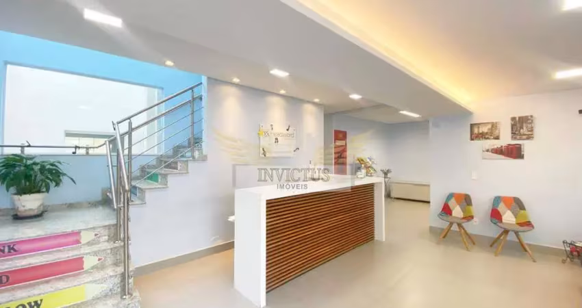 Prédio comercial com casa para comprar, 354m² - vila assunção, santo andré/sp.
