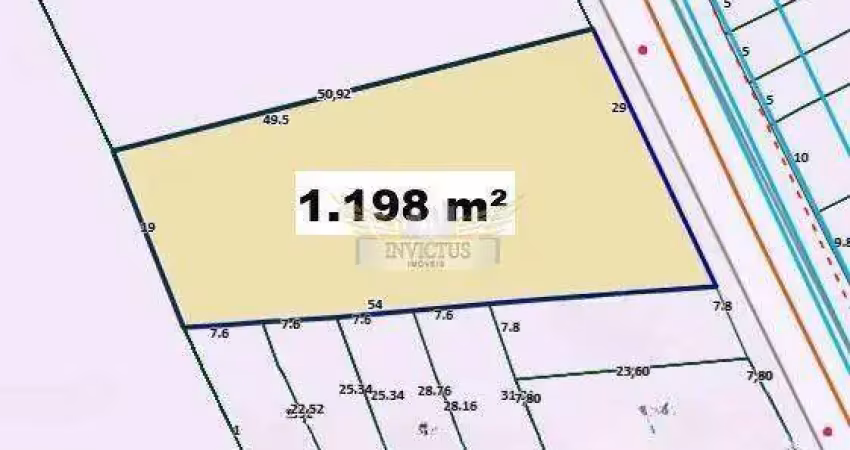 Terreno comercial/residencial para comprar, 1.198m² - vila valparaíso, santo andré/sp.
