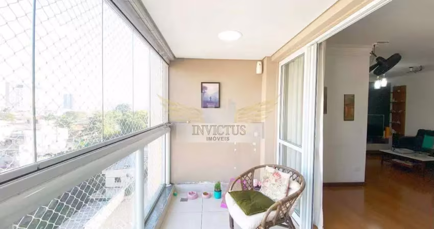 Apartamento com 3 quartos no edifício splendor para comprar, 124m² - bairro jardim, santo andré/sp.