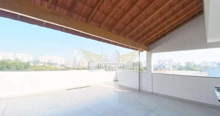Cobertura sem condomínio nova com 3 quartos para comprar, 125m² - jardim pilar, santo andré/sp.