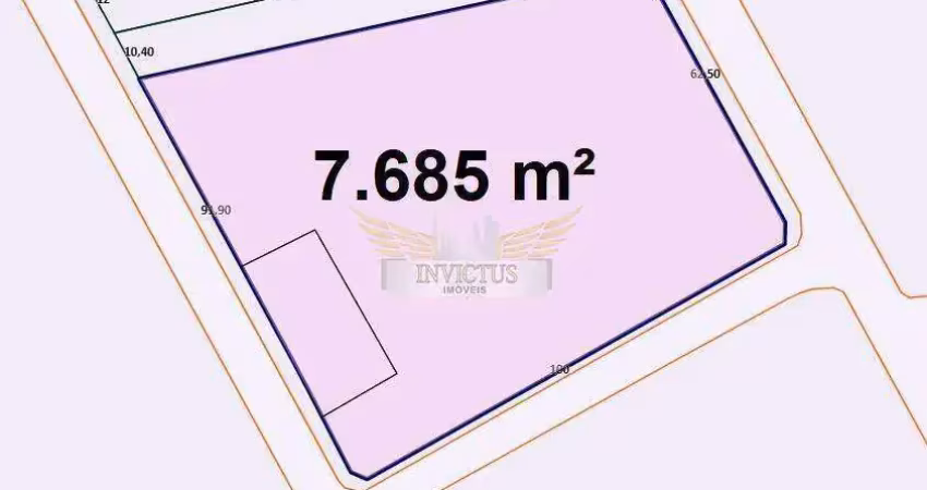 Terreno comercial/industrial de esquina para comprar, 7.685m² - campestre, santo andré/sp.