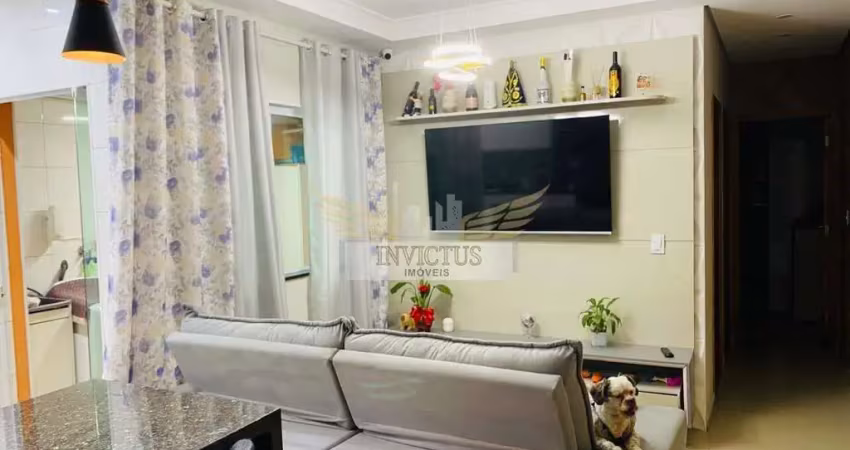 Apartamento sem condomínio mobiliado com 2 quartos para alugar, 70m² - vila valparaíso, santo andré/sp.