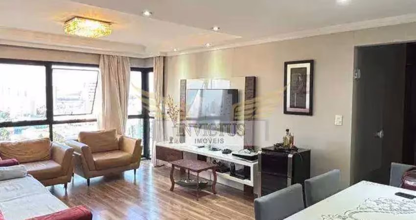 Apartamento com 3 quartos no edifício samambaia para comprar, 107m² - vila assunção, santo andré/sp.