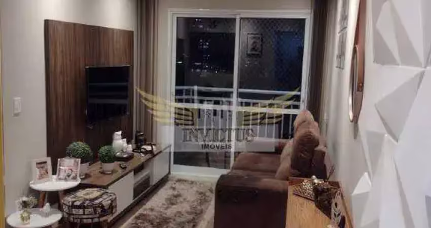 Apartamento mobiliado com 2 quartos no residencial laranjeiras viii, 60m² - vila principe de gales, santo andré/sp.