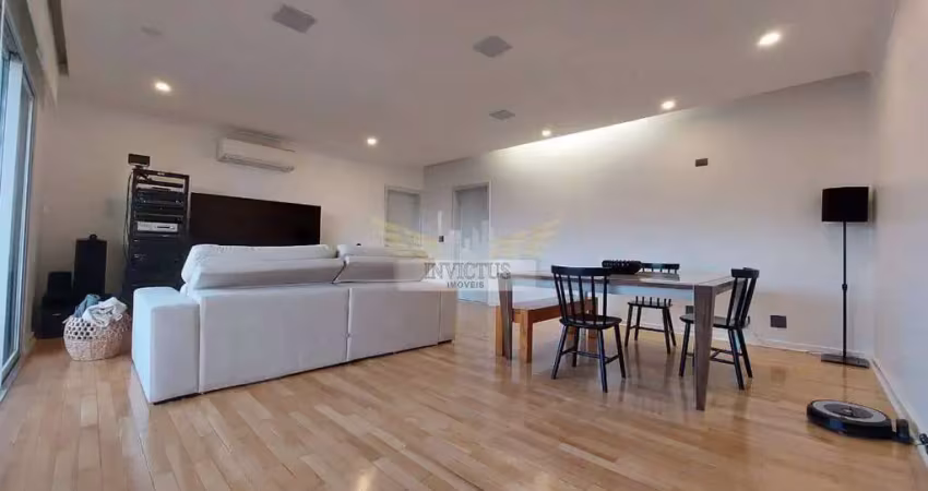 Apartamento com 3 quartos no edifício skyline para comprar, 191m² - vila valparaíso, santo andré/sp.