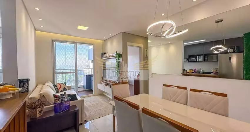 Apartamento com 2 quartos no condomínio living magic para comprar, 52m² - rudge ramos, santo andré/sp.