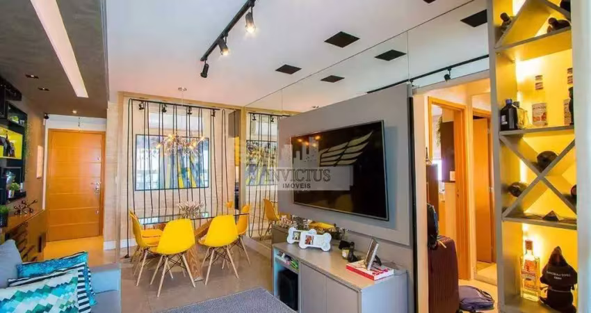 Apartamento com 2 quartos no condomínio happiness para comprar, 78m² - bairro campestre, santo andré/sp