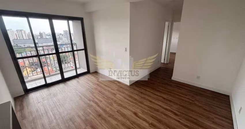 Apartamento com 2 quartos no edifício kyros para alugar, 60m² - vila assunção, santo andré/sp.