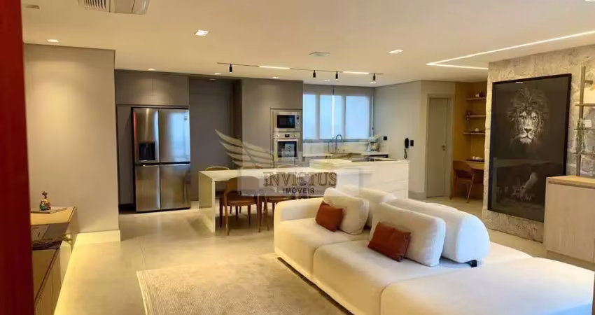 Apartamento porteira fechada com 3 quartos no condomínio guernica para comprar, 120m²- campestre, santo andré/sp.
