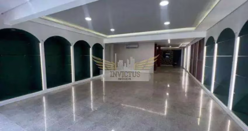 Salão comercial para alugar, 573m² - bairro campestre, santo andré/sp.