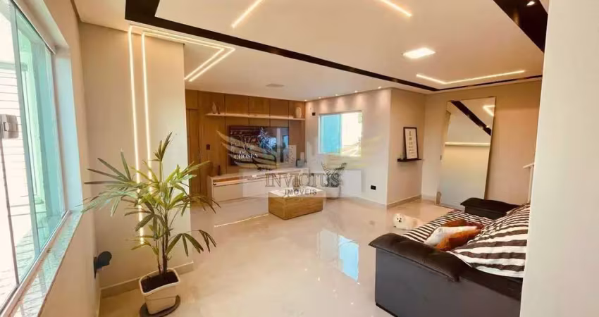 Cobertura sem condomínio porteira fechada com 4 quartos para comprar, 177m² - vila metalúrgica, santo andré/sp.