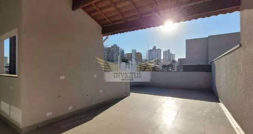 Cobertura com 2 quartos para comprar, 114m² - vila valparaíso, santo andré/sp.