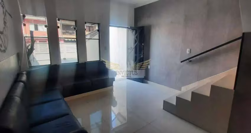 Sobrado comercial para alugar, 100m² - vila bastos em santo andré/sp.