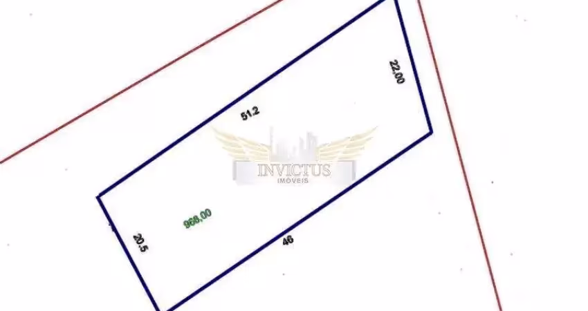 Terreno comercial para comprar, 968m² - vila sacadura cabral, santo andré/sp