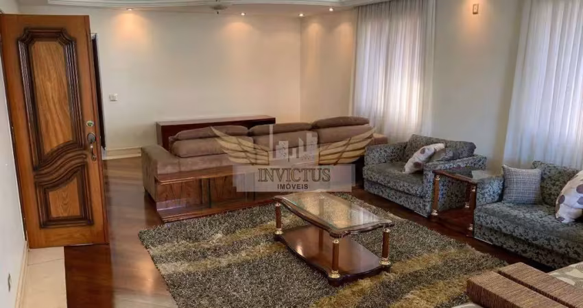 Apartamento com 4 quartos no edifício saint moritz, 309m² - bairro jardim, santo andré/sp.