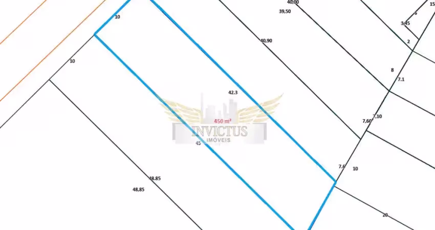 Terreno residencial/comercial para comprar, 450m² - jardim bela vista, santo andré/sp.