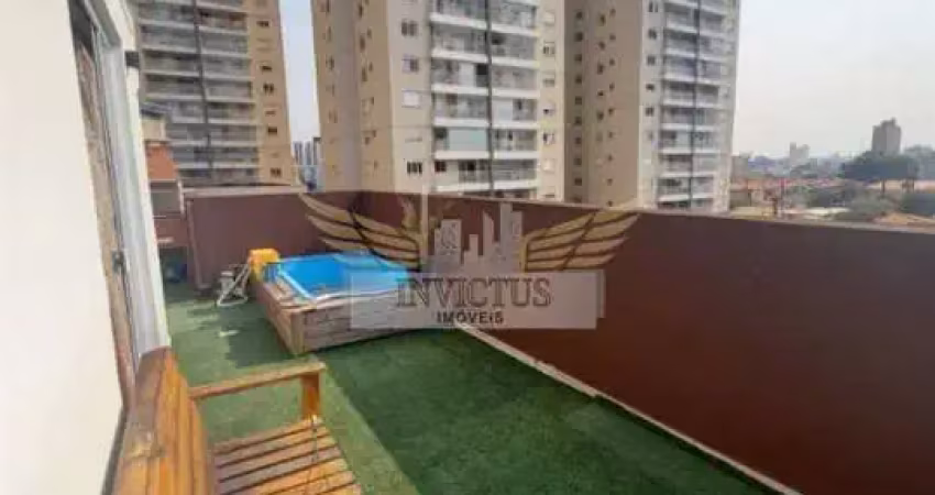 Cobertura com 3 quartos no condomínio larissa kimberly para comprar, 130m² - centro de são bernardo do campo/sp.