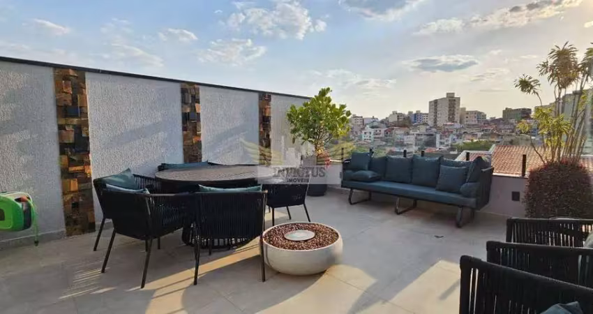 Cobertura sem condomínio porteira fechada com 3 quartos para comprar, 190m² - campestre, santo andré/sp.
