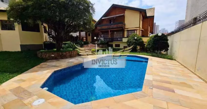 Sobrado com 5 suítes para alugar, 540m² - jardim bela vista, santo andré/sp.